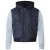 D555 Willie Hooded Quilted Jacket with Fleece sleeves - Jakne - Moške bunde za Močnejše Postave
