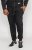 D555 Buckingham Cuffed Jogger With Side Pockets Black Tall Sizes - MOŠKA OBLAČILA MT-6XLT - DALJŠI kroji
