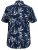 D555 FINLEY Hawaiian AO Print Shirt Navy - Srajce - Moške srajce za Močnejše Postave