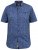 D555 KYLE S/S Micro AO Print Shirt Blue - Srajce - Moške srajce za Močnejše Postave