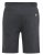 D555 STEFAN1 Elasticated Waist Loop Back Shorts Black - Trenirke & kratke trenirke - Moške Trenirke za Močnejše Postave