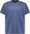 Adamo Simon Regular fit Printed T-shirt Denim Blue - Kratke Majice - Moške kratke majice za močnejše postave