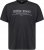 Adamo Simon Regular fit Printed T-shirt Charcoal - Kratke Majice - Moške kratke majice za močnejše postave