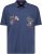 Adamo DURBAN Regular fit Polo Shirt Navy - Polo majice - Moške Polo Majice za Močnejše Postave