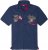 Adamo DURBAN Regular fit Polo Shirt Navy - Polo majice - Moške Polo Majice za Močnejše Postave