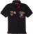 Adamo DURBAN Regular fit Polo Shirt Black - Polo majice - Moške Polo Majice za Močnejše Postave