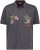Adamo DURBAN Regular fit Polo Shirt Charocal - Polo majice - Moške Polo Majice za Močnejše Postave