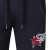 D555 Matt Fashion Sweatpants Black - Trenirke & kratke trenirke - Moške Trenirke za Močnejše Postave