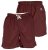 D555 Yarrow Swimshorts Burgundy - Spodnje perilo & kopalne hlače - Moško Spodnje Perilo za močnejše postave