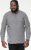 D555 RADCLIFFE Cross Hatch Soft Touch Slub Long Sleeve Shirt With Chest Patch Pocket Charcoal - Srajce - Moške srajce za Močnejše Postave