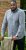 D555 RADCLIFFE Cross Hatch Soft Touch Slub Long Sleeve Shirt With Chest Patch Pocket Charcoal - Srajce - Moške srajce za Močnejše Postave