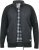 D555 MARSDEN Hybrid Knitted Jacket With Bonded Fleece Lining Black - Jakne - Moške bunde za Močnejše Postave