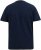D555 SANDFORD Double Layer On Neck Ribs And Hem Waffle Textured T-Shirt Navy - Kratke Majice - Moške kratke majice za močnejše postave