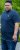 D555 SANDFORD Double Layer On Neck Ribs And Hem Waffle Textured T-Shirt Navy - Kratke Majice - Moške kratke majice za močnejše postave