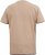 D555 SANDFORD Double Layer On Neck Ribs And Hem Waffle Textured T-Shirt Beige - Kratke Majice - Moške kratke majice za močnejše postave