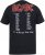 D555 JAILBREAK Official Ac/Dc Printed T-Shirt With Front And Back Print - Black - Kratke Majice - Moške kratke majice za močnejše postave