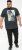 D555 MARTIN Official Batman Printed T-Shirt Washed Black - Kratke Majice - Moške kratke majice za močnejše postave