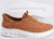 D555 Dartford 1 Kingsize Hands Free Shoes Pu & Faux Suede Top Tan - Moški čevlji 40-52 - 