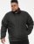 D555 Rudy Showerproof Fleece Lined Jacket With Packaway Hood - Black - Jakne - Moške bunde za Močnejše Postave