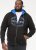 D555 LINGARD Full Zip Hoody With Original Chest Print Black - Puloverji & jopice - Moški Puloverji & Jopice za Močnejše Postave