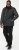 D555 FELIPE Zip Through Padded Gilet With Contrast Colour Lining And Rubber Badge Black - Jakne - Moške bunde za Močnejše Postave