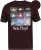 D555 DIVISION Official Pink Floyd Printed T-Shirt Burgundy - Kratke Majice - Moške kratke majice za močnejše postave