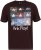 D555 DIVISION Official Pink Floyd Printed T-Shirt Burgundy - Kratke Majice - Moške kratke majice za močnejše postave