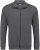 Adamo Athen Sweat Jacket with Full Zipper Charcoal - Puloverji & jopice - Moški Puloverji & Jopice za Močnejše Postave