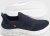 D555 Blyth 2 Kingsize Hands Free Shoes With Knitted Top Navy - Moški čevlji 40-52 - 