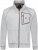 Adamo Manuel Sweatshirt with Zipper Grey - Puloverji & jopice - Moški Puloverji & Jopice za Močnejše Postave