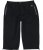 Adamo Oskar Capri Shorts Black - Trenirke & kratke trenirke - Moške Trenirke za Močnejše Postave