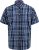 D555 Walsall Button Down Collar Short Sleeve Shirt Navy Shirt - Srajce - Moške srajce za Močnejše Postave