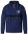 D555 Sergio Half Zip Hoodie Navy - Puloverji & jopice - Moški Puloverji & Jopice za Močnejše Postave