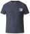 D555 Agler Waffle T-shirt Charcoal - Kratke Majice - Moške kratke majice za močnejše postave