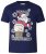 D555 Naughty X-mas T-shirt Navy - Kratke Majice - Moške kratke majice za močnejše postave