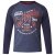 D555 Neill Long Sleeve T-shirt Navy - Kratke Majice - Moške kratke majice za močnejše postave