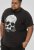 D555 Hucknall Skull Monochrome Printed Crew Neck T-shirt Washed Black - Kratke Majice - Moške kratke majice za močnejše postave