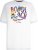 D555 SYDNEY Multi Coloured Bondi Beach Printed T-Shirt White - Kratke Majice - Moške kratke majice za močnejše postave