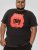 D555 Uxbridge Official AC/DC Band Printed Crew Neck T-Shirt Washed Black TALL SIZES - MOŠKA OBLAČILA MT-6XLT - DALJŠI kroji