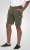 D555 Wigan 1 Elasticated Waist Fleece Cargo Shorts Khaki - Trenirke & kratke trenirke - Moške Trenirke za Močnejše Postave
