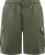 D555 Wigan 1 Elasticated Waist Fleece Cargo Shorts Khaki - Trenirke & kratke trenirke - Moške Trenirke za Močnejše Postave