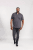 D555 Grant Polo Shirt Charcoal - Polo majice - Moške Polo Majice za Močnejše Postave