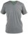D555 Signature V-neck T-shirt Grey - Kratke Majice - Moške kratke majice za močnejše postave