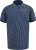 D555 Coventry AOP Polo Shirt Jacquard Collar & Ribbed Cuffs Navy - Polo majice - Moške Polo Majice za Močnejše Postave