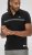 D555 Stafford Cut And Sew Embroidery Stripe Short Sleeve Polo Black - Polo majice - Moške Polo Majice za Močnejše Postave