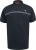 D555 Stafford Cut And Sew Embroidery Stripe Short Sleeve Polo Black - Polo majice - Moške Polo Majice za Močnejše Postave