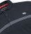 D555 Stafford Cut And Sew Embroidery Stripe Short Sleeve Polo Black - Polo majice - Moške Polo Majice za Močnejše Postave
