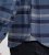 D555 Shrewsbury Long Sleeve with Chest Pocket Blue/Navy Check - Srajce - Moške srajce za Močnejše Postave