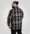 D555 Falkirk Long Sleeve Heavy Shacket Overshirt Black/Grey TALL SIZES - Srajce - Moške srajce za Močnejše Postave