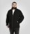 D555 Louth Micro Fleece Jacket with Sherpa Lining Black - Jakne - Moške bunde za Močnejše Postave